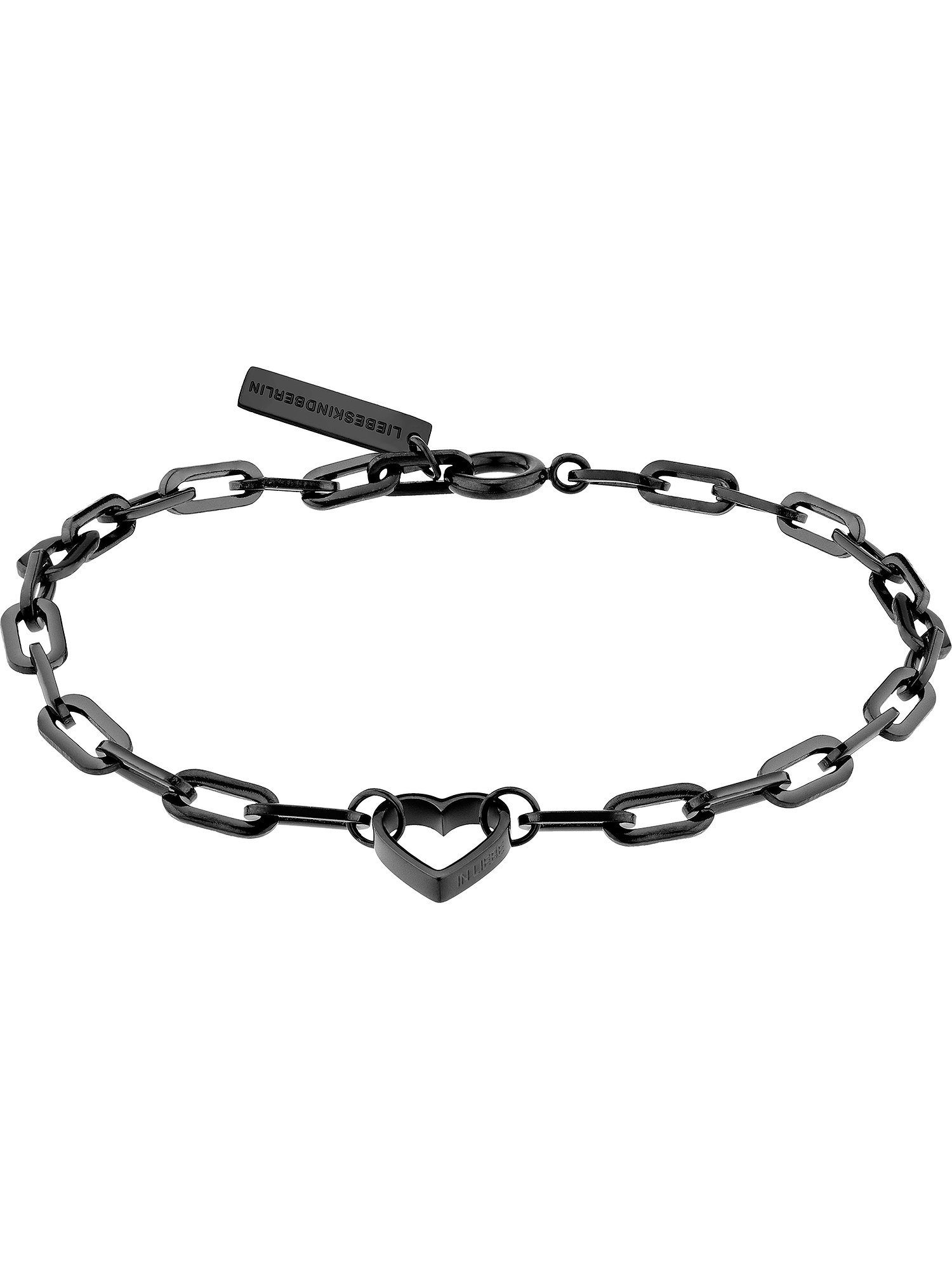 Liebeskind Berlin Edelstahlarmband Liebeskind Damen-Armband Edelstahl Herz, Trendig
