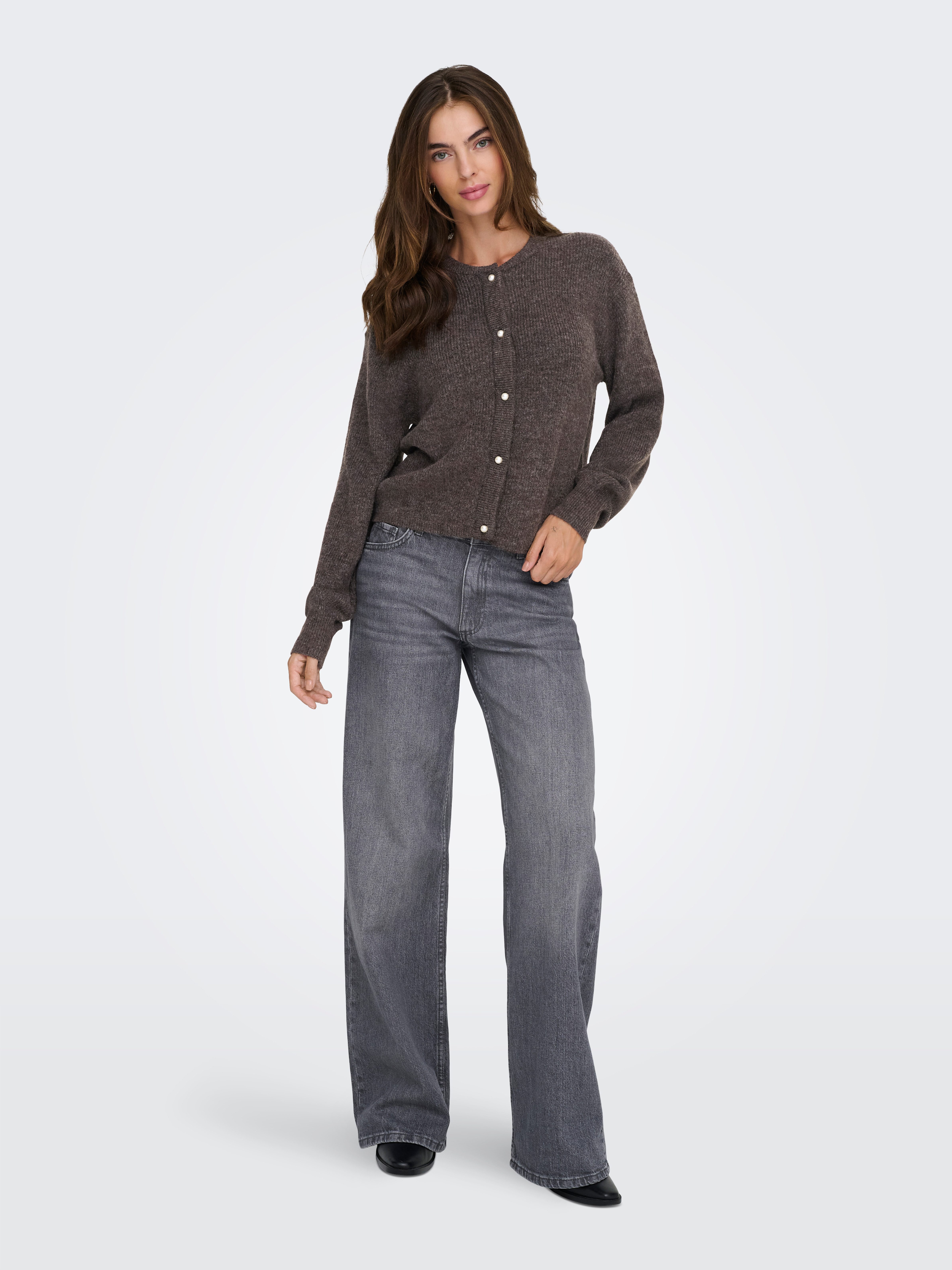 JDY Strickjacke JDYLUMI LIFE L/S BUTTON CARDIGA KNT NOOS