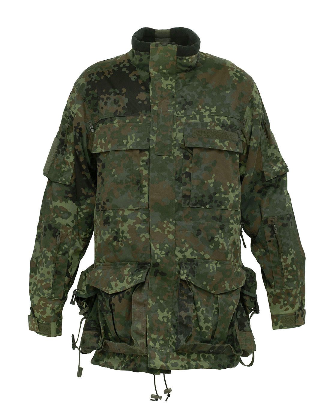 Leo Köhler Military-Jacke Einsatzkampfjacke KBS lang 5-Farben-Flecktarn