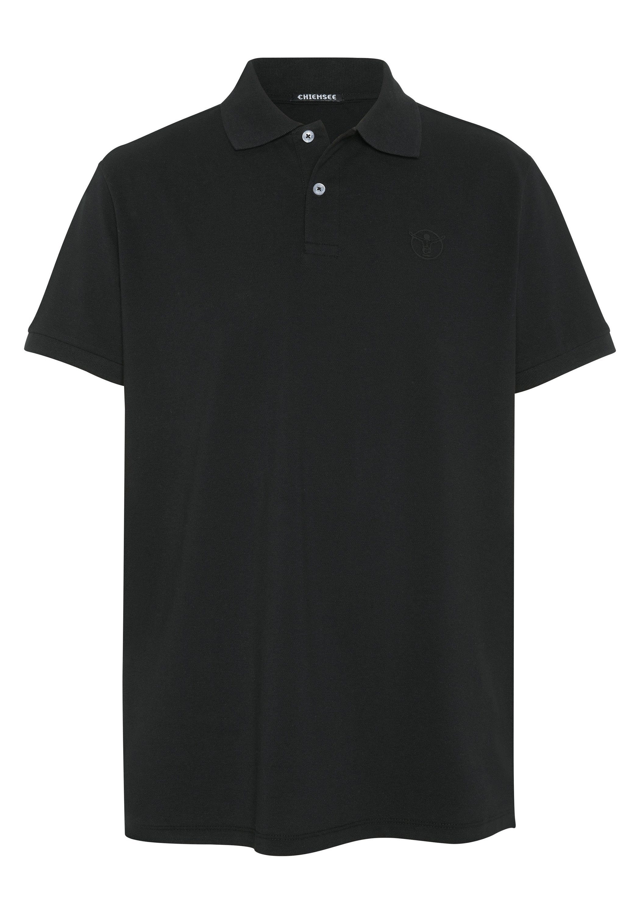 Chiemsee Poloshirt Poloshirt Jumper-Logo mit 19-3911 Black Beauty 1