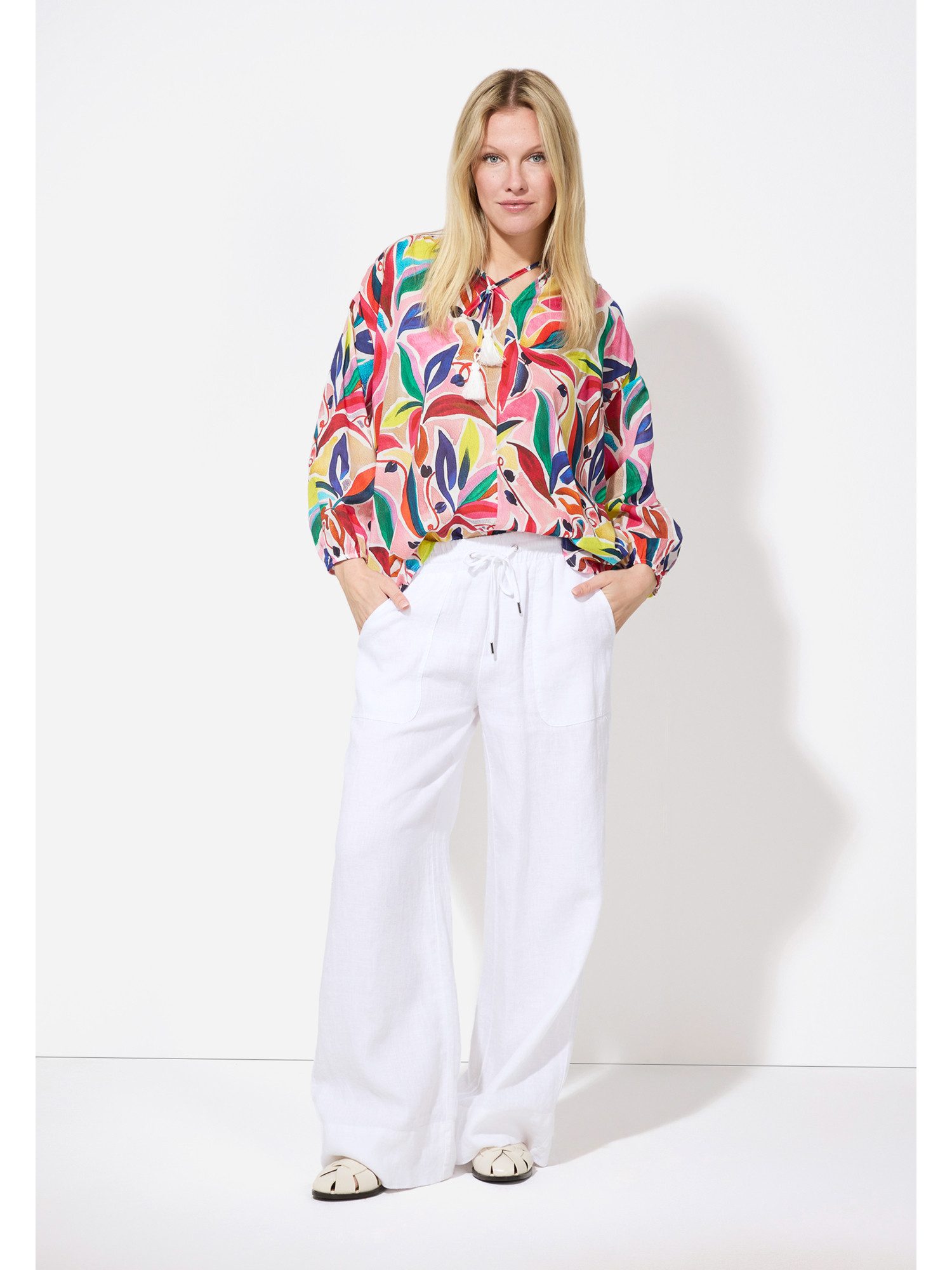 MORE&MORE Klassische Bluse Tunikabluse günstig online kaufen