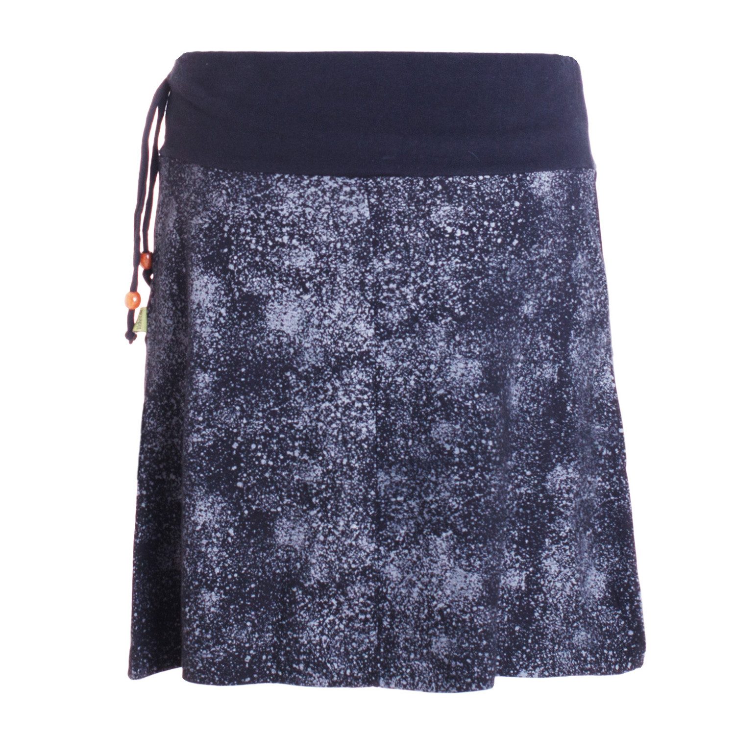 Vishes Minirock Damen Baumwolle Blumen-Muster breiter günstig online kaufen