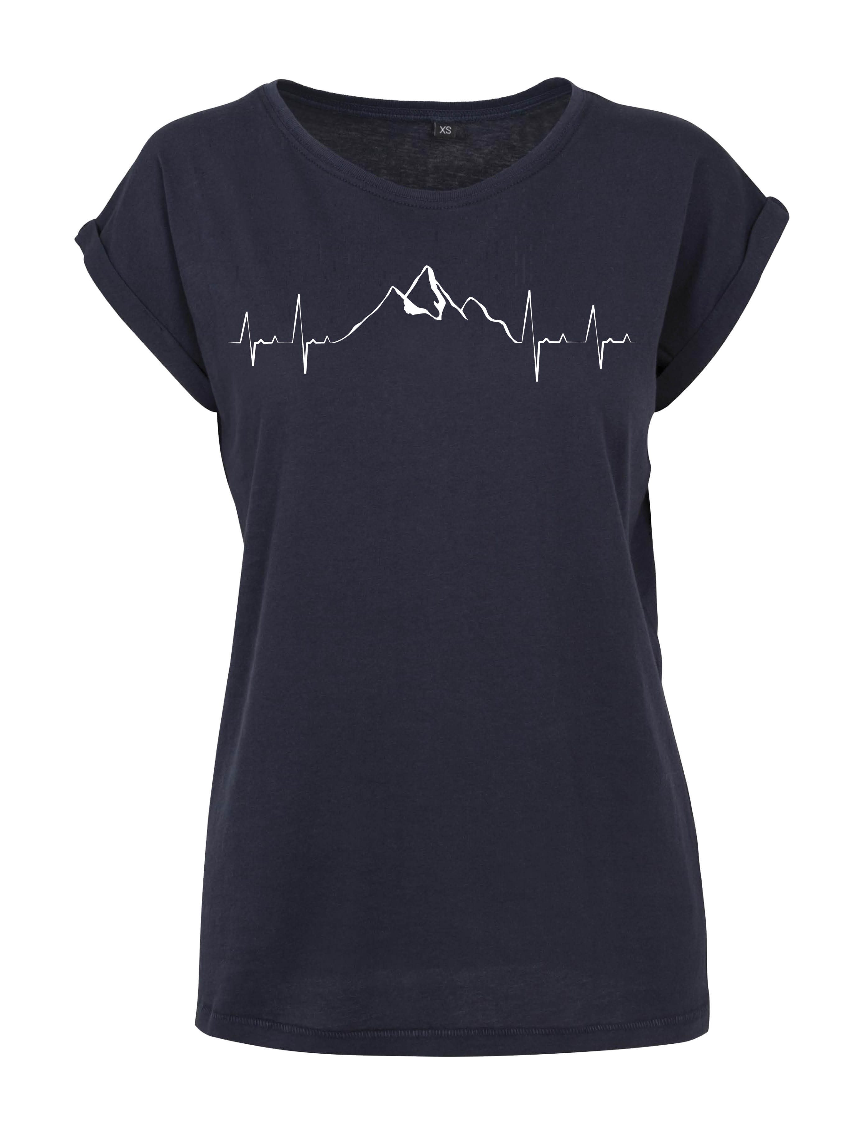 Youth Designz Print-Shirt "Heartbeat Mountain" Damen günstig online kaufen