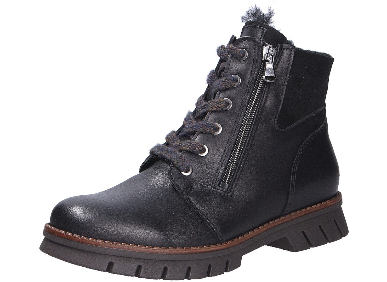 Waldläufer Waldläufer Damen Stiefelette H-XARA schwarz Größe Schnürstiefel