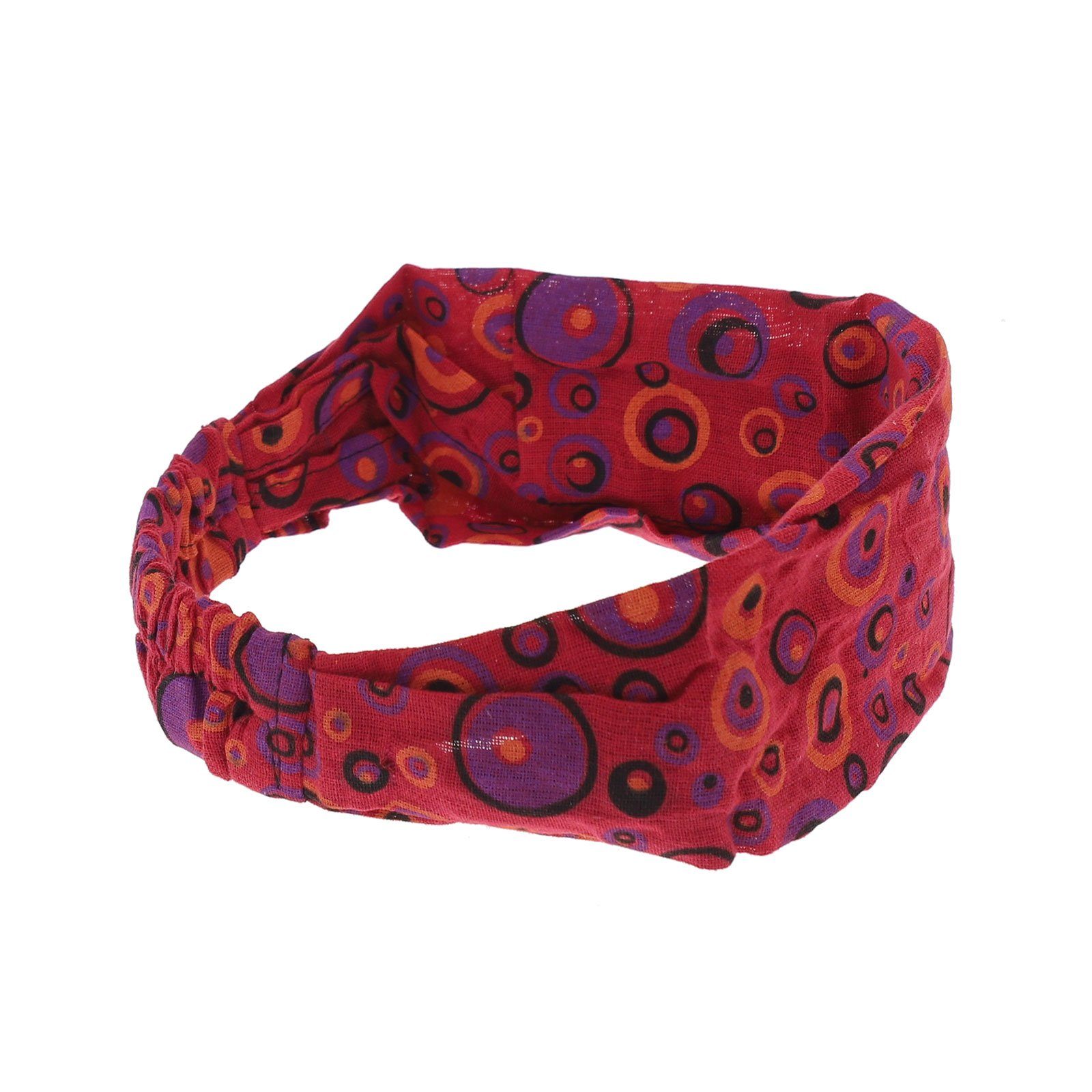 unisex KUNST UND UND Stirnband Kopfband Rot Stirnband MAGIE Goa hippie Yoga MAGIE KUNST