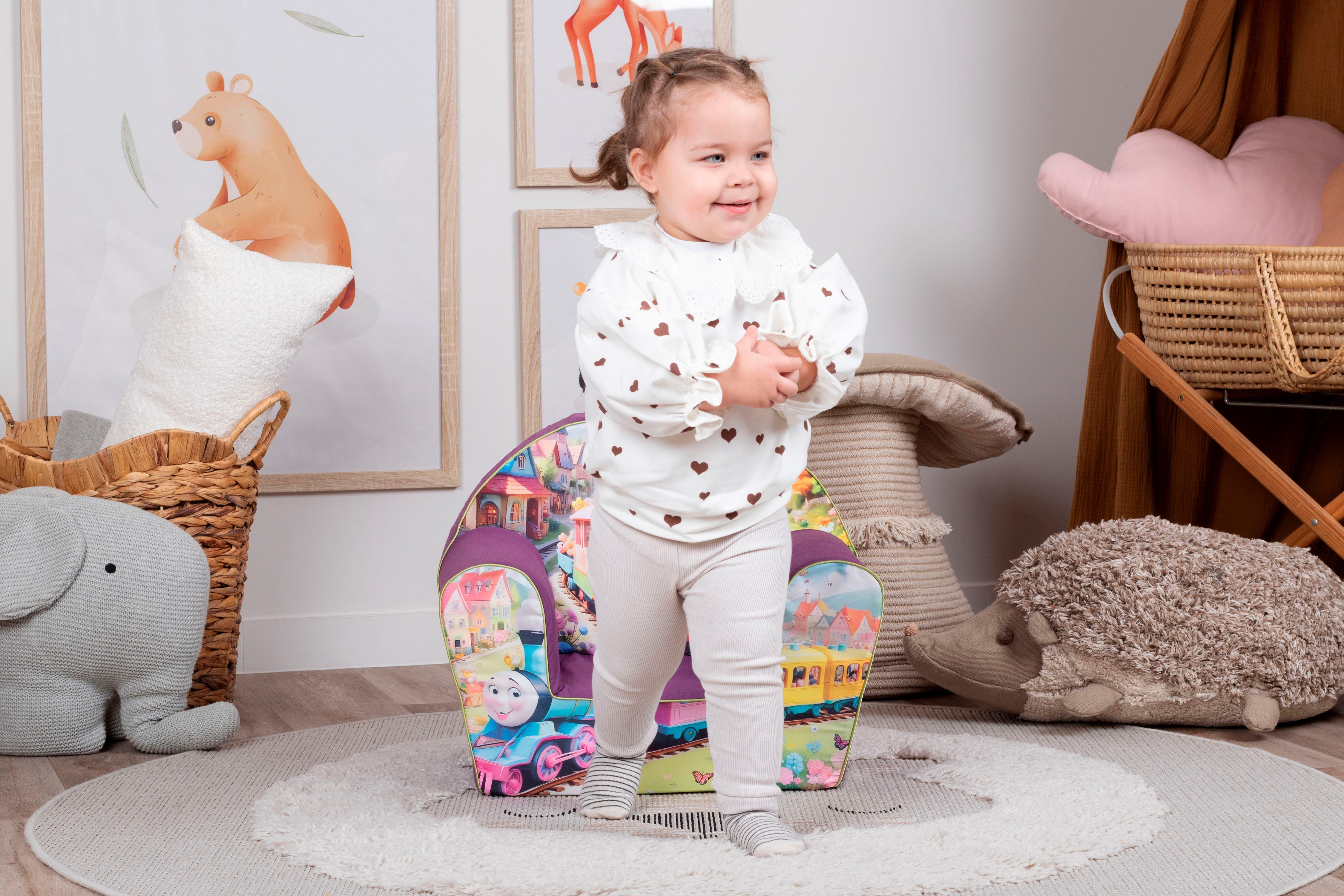 Knorrtoys® Sessel Happy train, für Kinder, Made in Europe günstig online kaufen