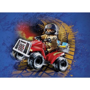 Playmobil® Konstruktions-Spielset Feuerwehr-Speed Quad