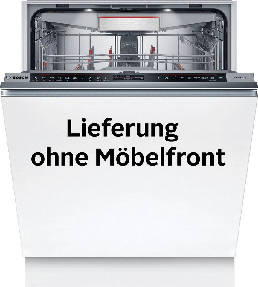 BOSCH vollintegrierbarer Geschirrspüler Serie 8, SMD8TCX01E, 14 Maßgedecke,  Intelligent Programm: personalisierte und optimierte Spülergebnisse per  Feedback