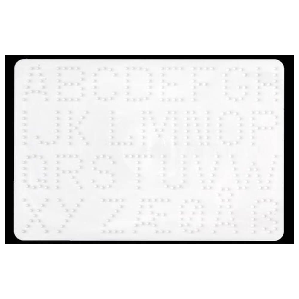 Hama Bügelperlen Hama Midi-Stiftplatte Buchstaben, weiß