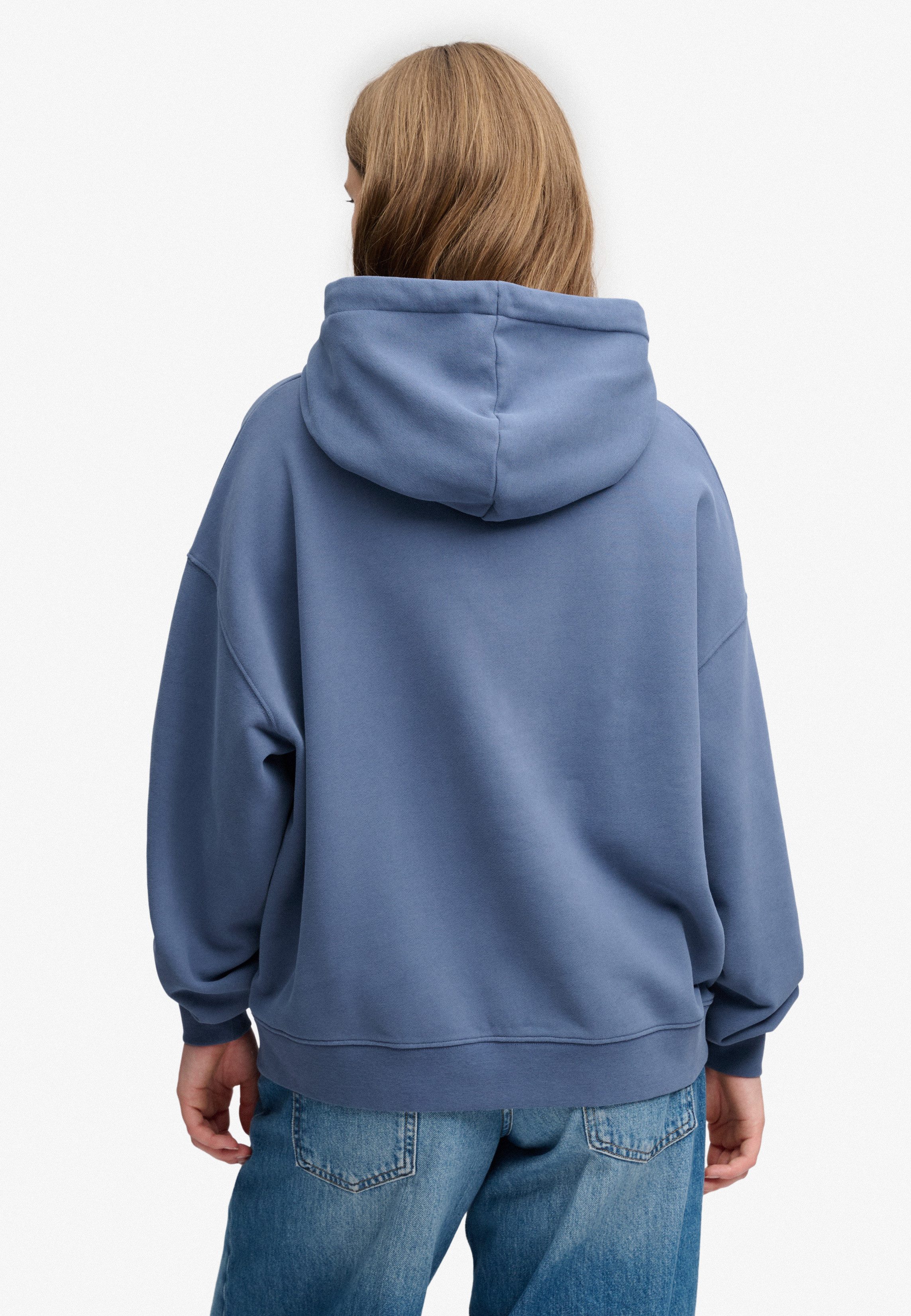 Superdry Kapuzensweatshirt LUXE CASUAL RELAXED HOOD Baumwolle, oversize