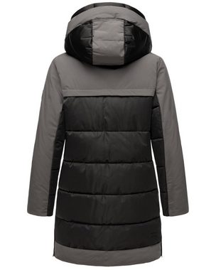 Navahoo Steppjacke Samtkätzchen Modischer, gesteppter Damen Winter Kurzmantel