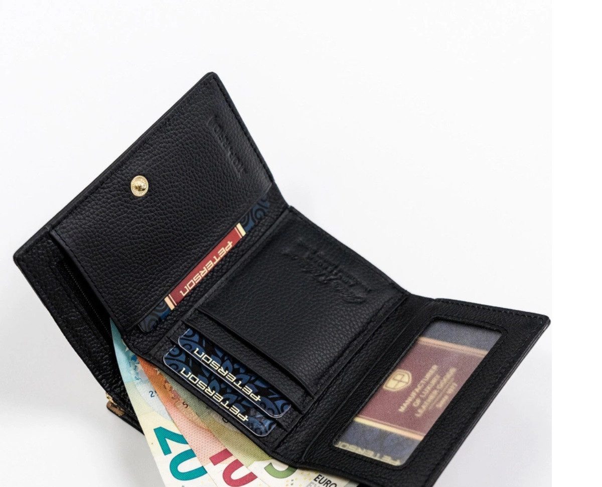 PETERSONⓇ Geldbörse Damen Brieftasche Leder Portmonee günstig online kaufen