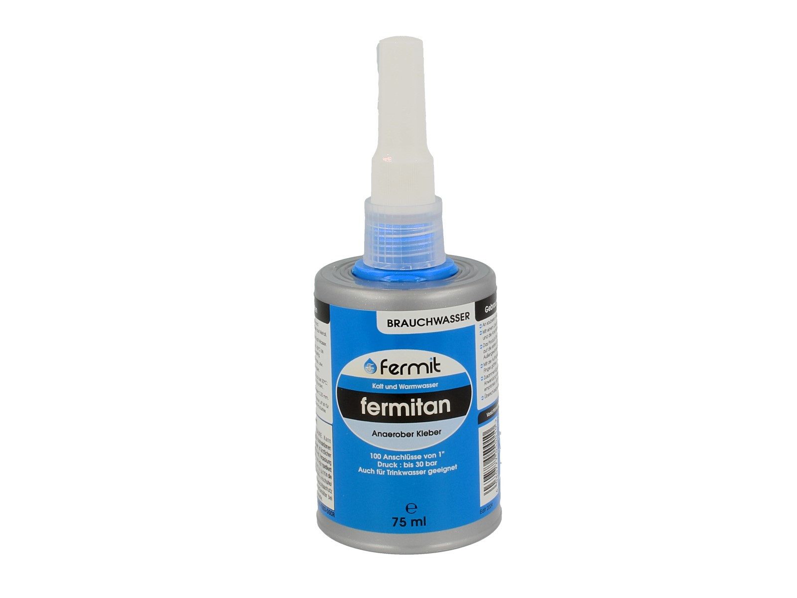 Fermit Gewindedichtung Fermitan Kleber für Trink,- Brauchwasser, anaerober Kleber, 75ml