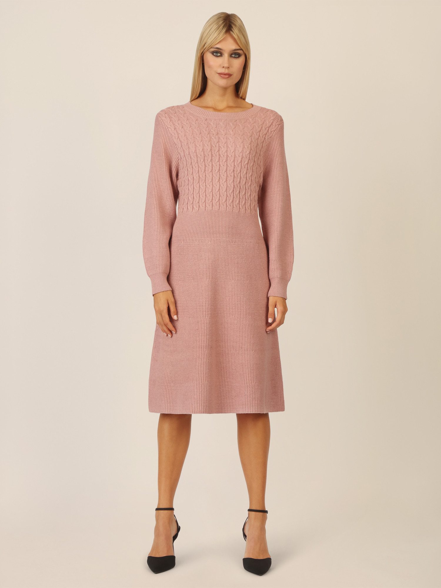 Apart Strickkleid mit Zopfmuster günstig online kaufen