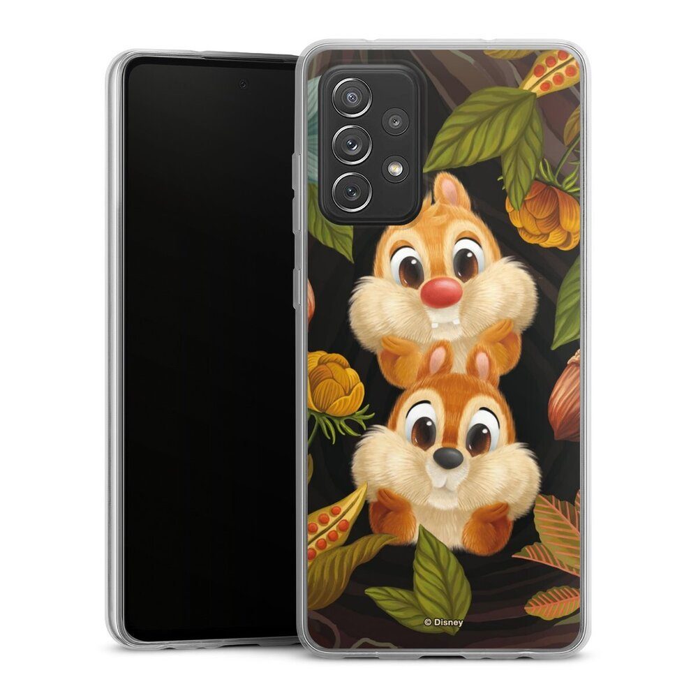DeinDesign Handyhülle Disney Chip und Chap Offizielles Lizenzprodukt Chip and Chap, Samsung Galaxy A72 Slim Case Silikon Hülle Ultra Dünn Schutzhülle