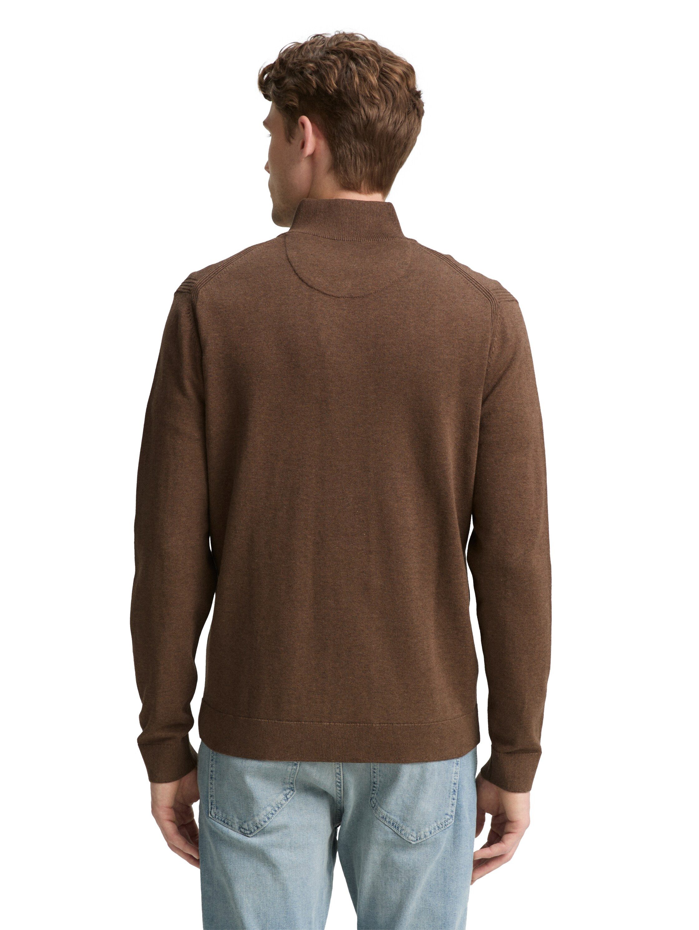 TOM TAILOR Strickjacke mit Logo Stickerei günstig online kaufen