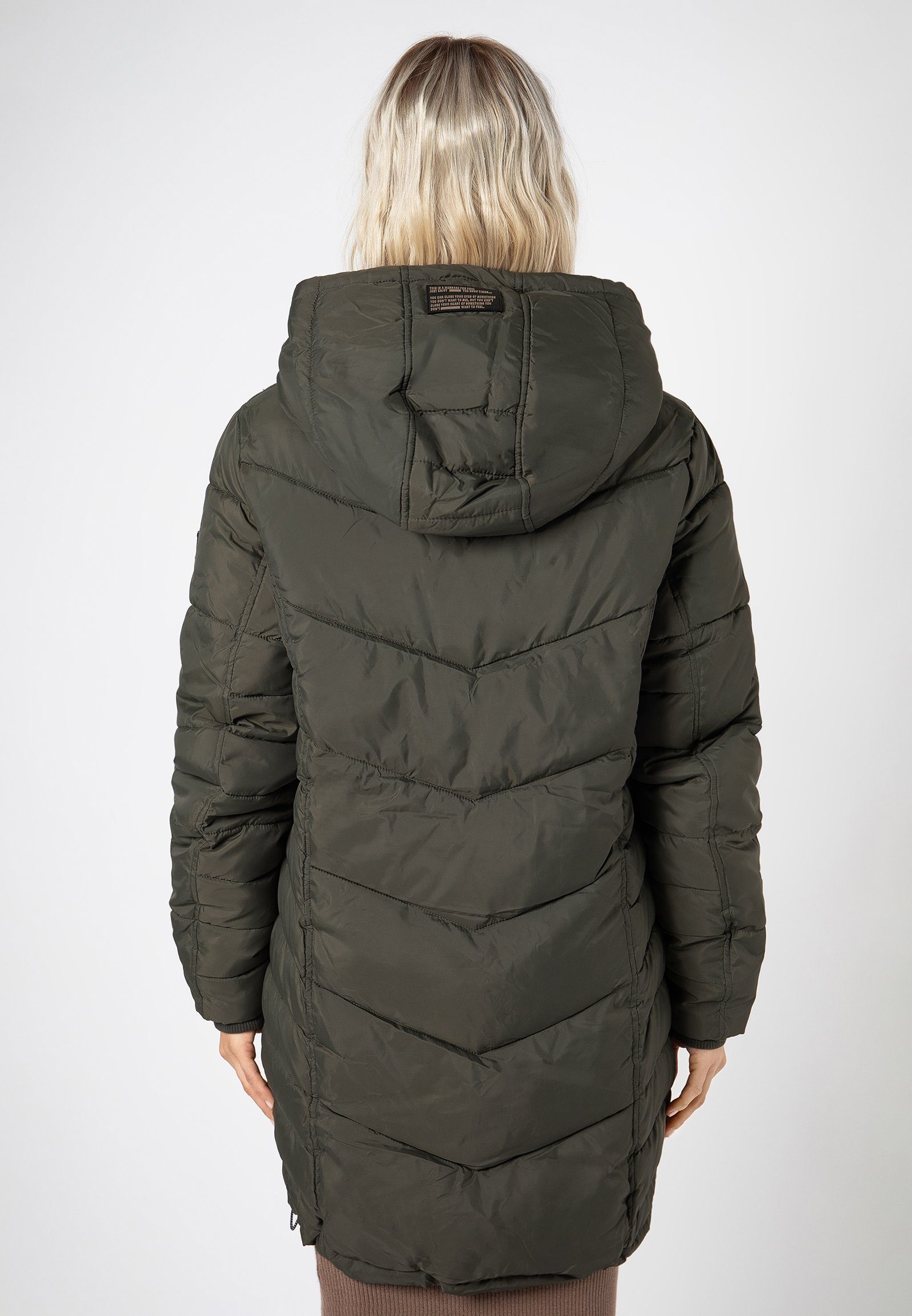 SUBLEVEL Wintermantel Steppmantel tailliert warm wattiert günstig online kaufen