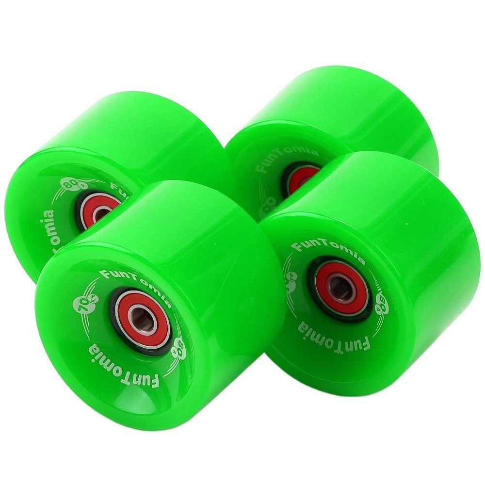 FunTomia Longboard FunTomia 4x Longboard Rollen 70x51mm 80A / 86A inkl. Mach1® Kugellager