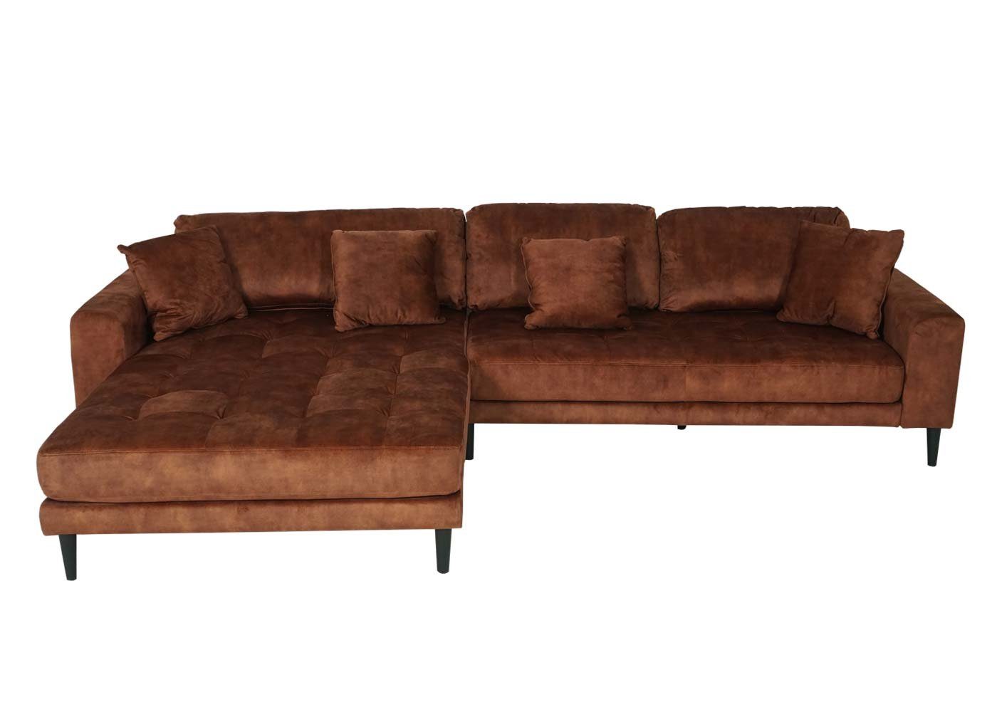 MCW Sitzpolsterung, Teile, Lounge-Stil, Moderner rost-rot | Ecksofa 1 Extradicke rost-rot Breite Liegefläche MCW-J54,