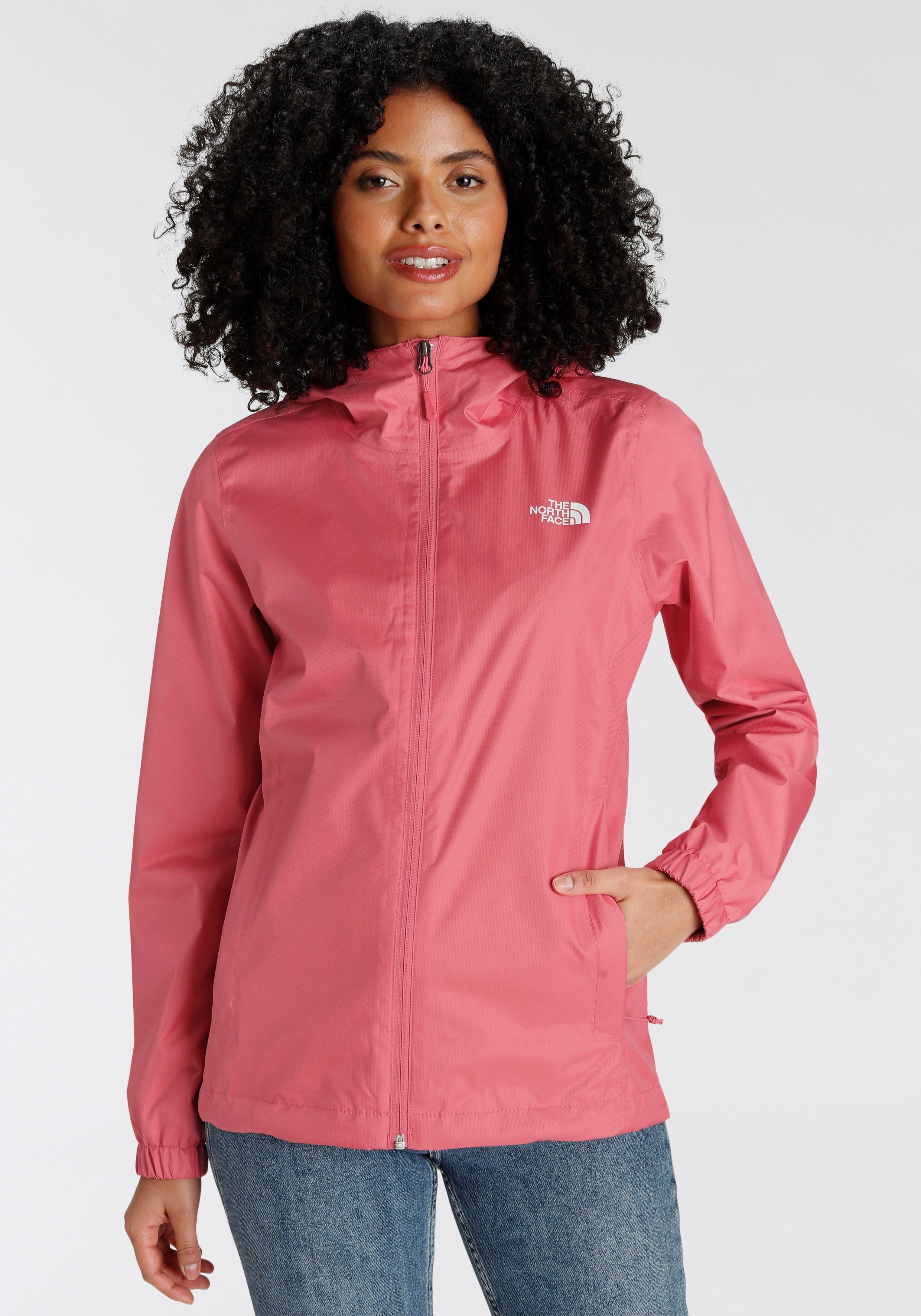 pink Funktionsjacke - North EU (1-St) QUEST The Face mit cosmo W Logostickerei JACKET