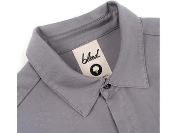 bleed clothing Kurzarmhemd bleed Herren-Langarm-Hemd mit Brusttasche aus Lyoc