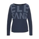 Elbsand Langarmshirt Niola mit großem Frontprint, Longsleeve aus Baumwoll-Mix, sportlich-casual