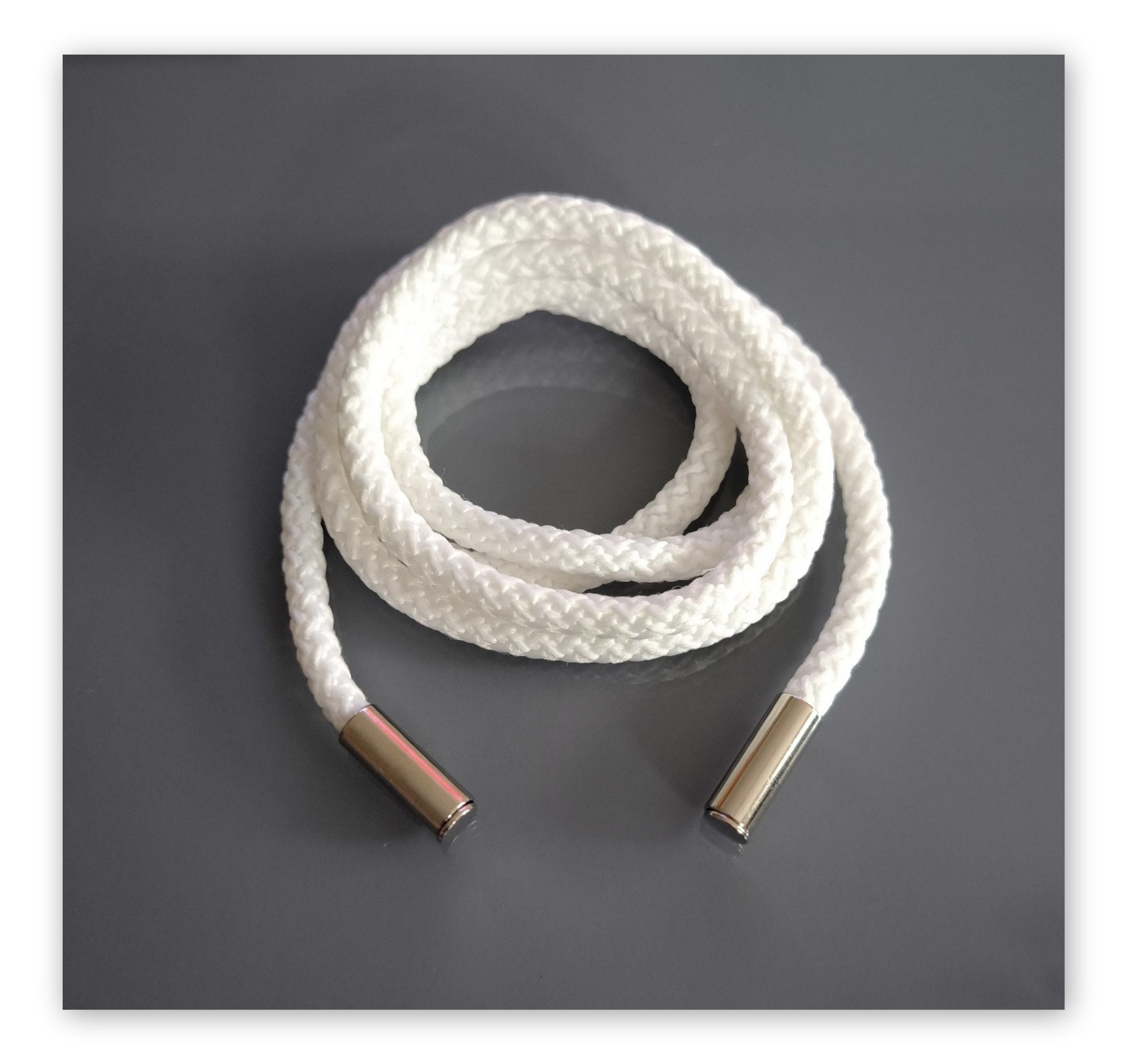 PaulZdrada Kordel Kordelzug Ersatzkordel 6mm mit Alu Endstück HOODIEBAND Jogginghose, Modern