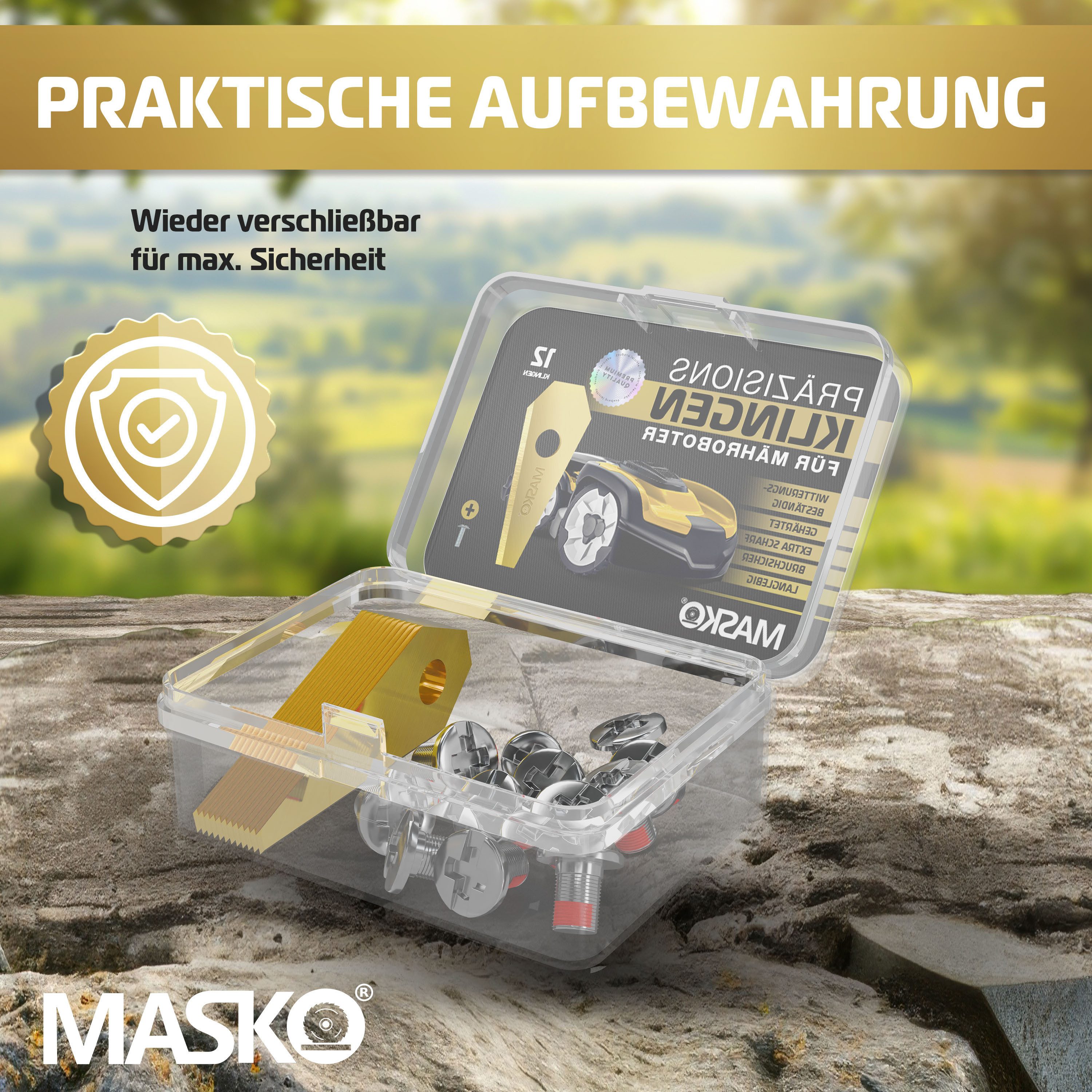 MASKO Mährobotermesser (36-St), Ersatzm...
