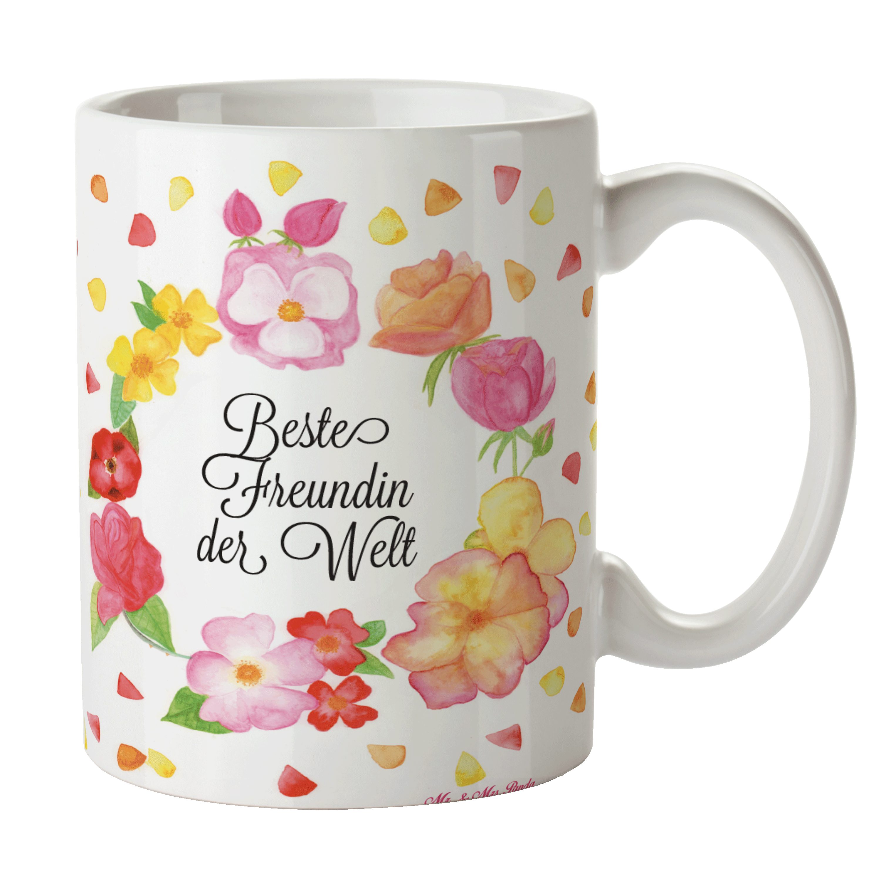 Mr. & Mrs. Panda Tasse Freundin Geschenk, Freundschaft. Liebste, Tee