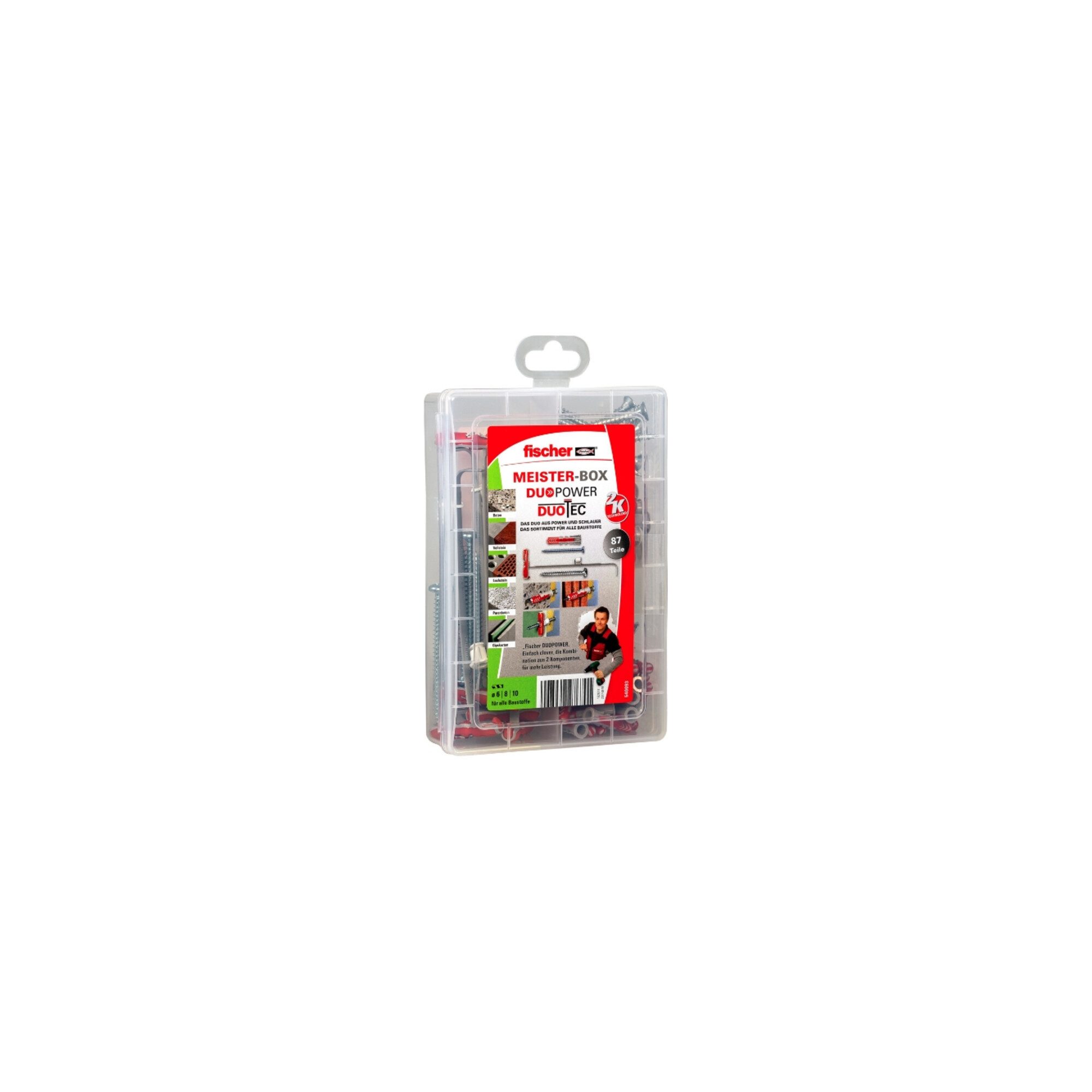 fischer Schrauben- und Dübel-Set fischer Meister-Box DUOPOWER / DUOTEC (87)