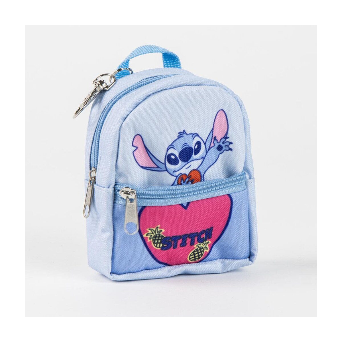 Disney Kulturbeutel Lilo & Stitch Mini-Tasche & Anhänger Ananas Design Set