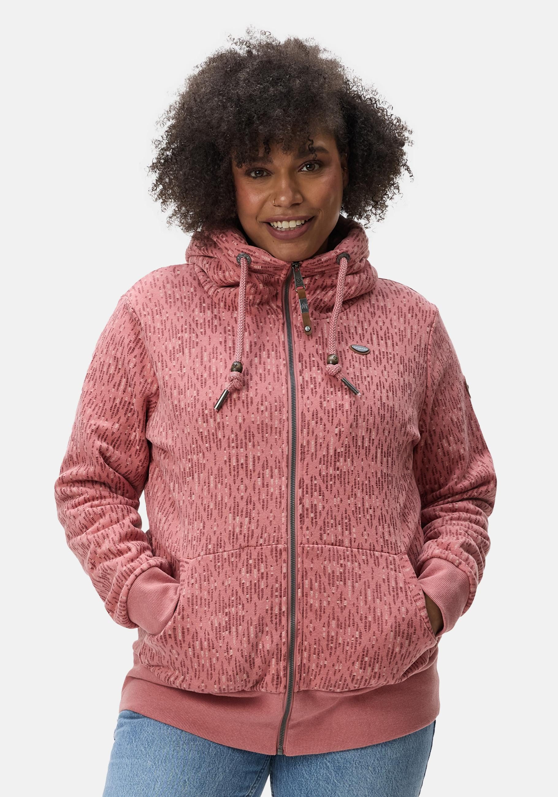 Sweatjacke Neska Print Zip Plus