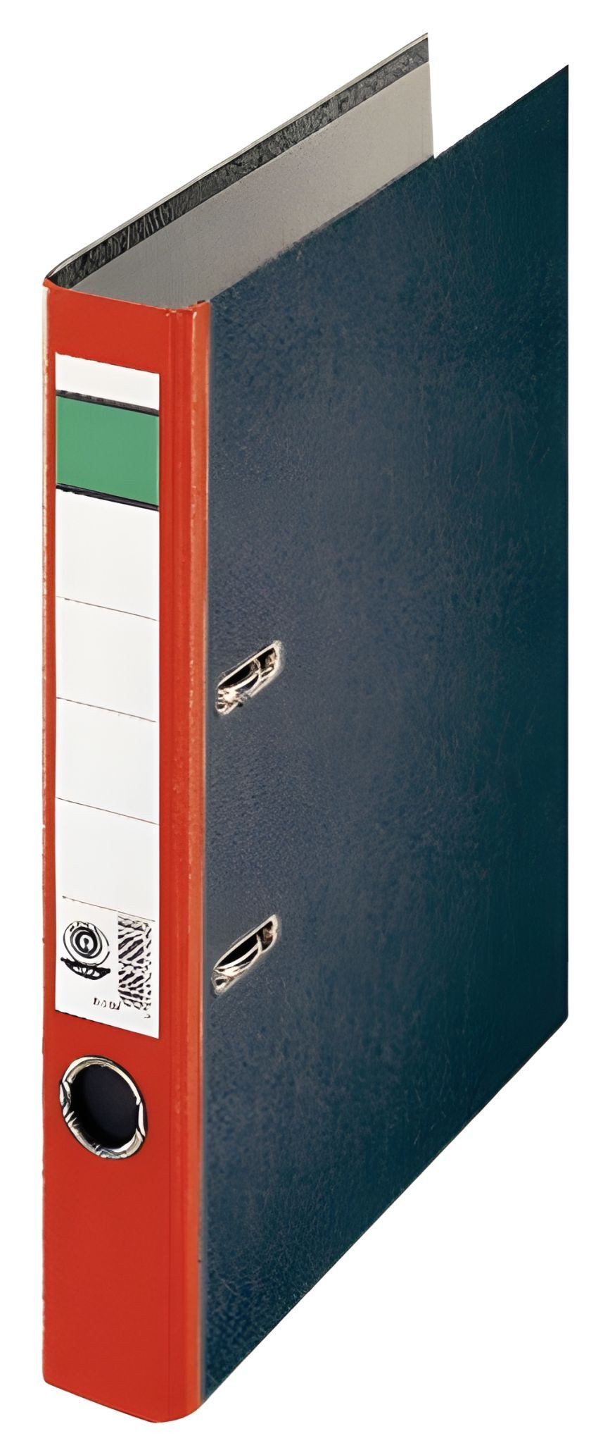 Centra Aktenordner CENTRA Ordner A4 5cm rot mit schwarzem Wolkenmarmor