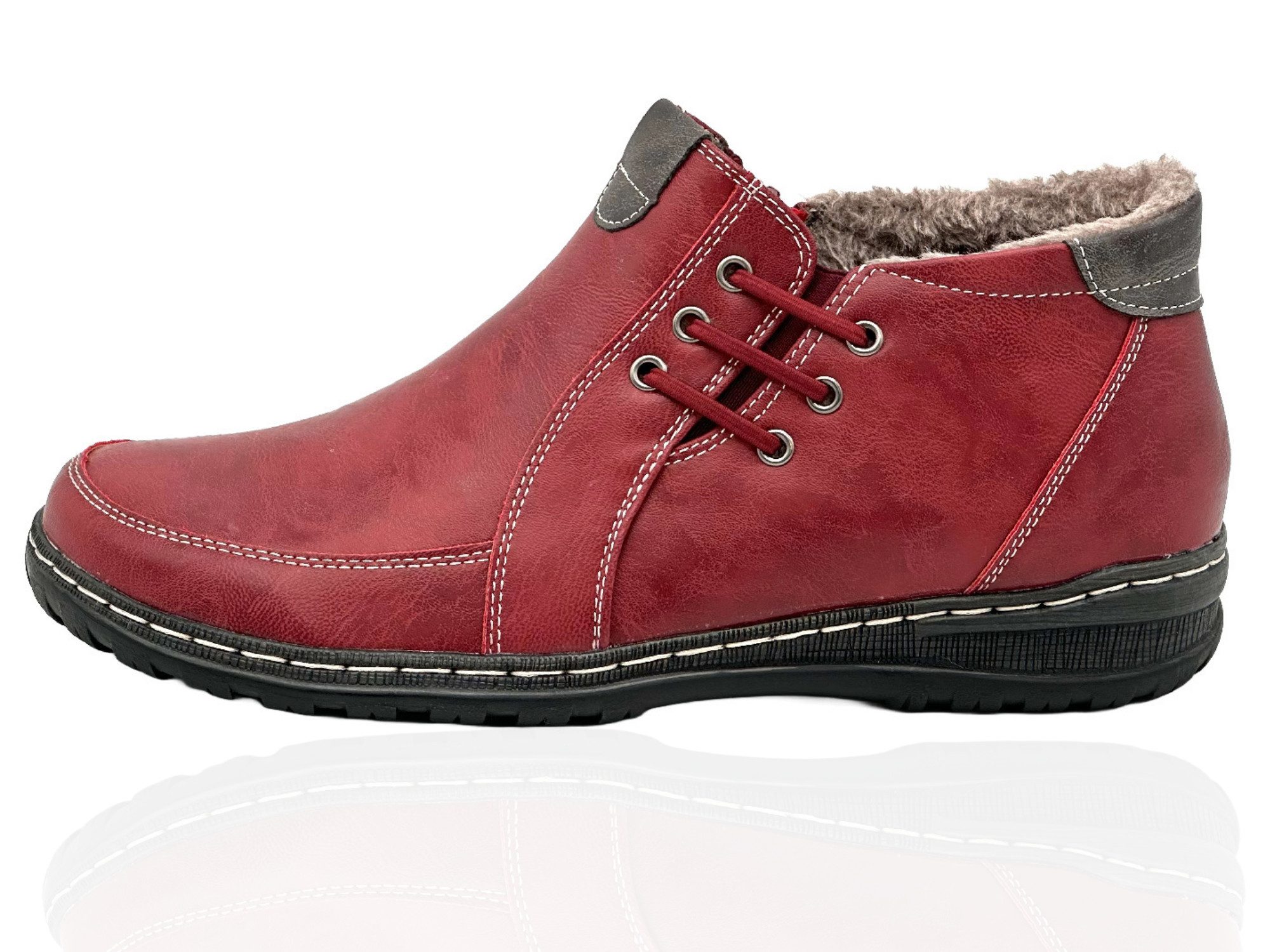 Nowaland Damen Winter-Stiefelette warm gefüttert Stiefelette günstig online kaufen