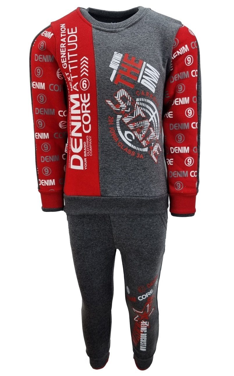 Fashion Boy Sweatanzug Sweatanzug Freizeitanzug Jogginganzug Jungen JFT2521