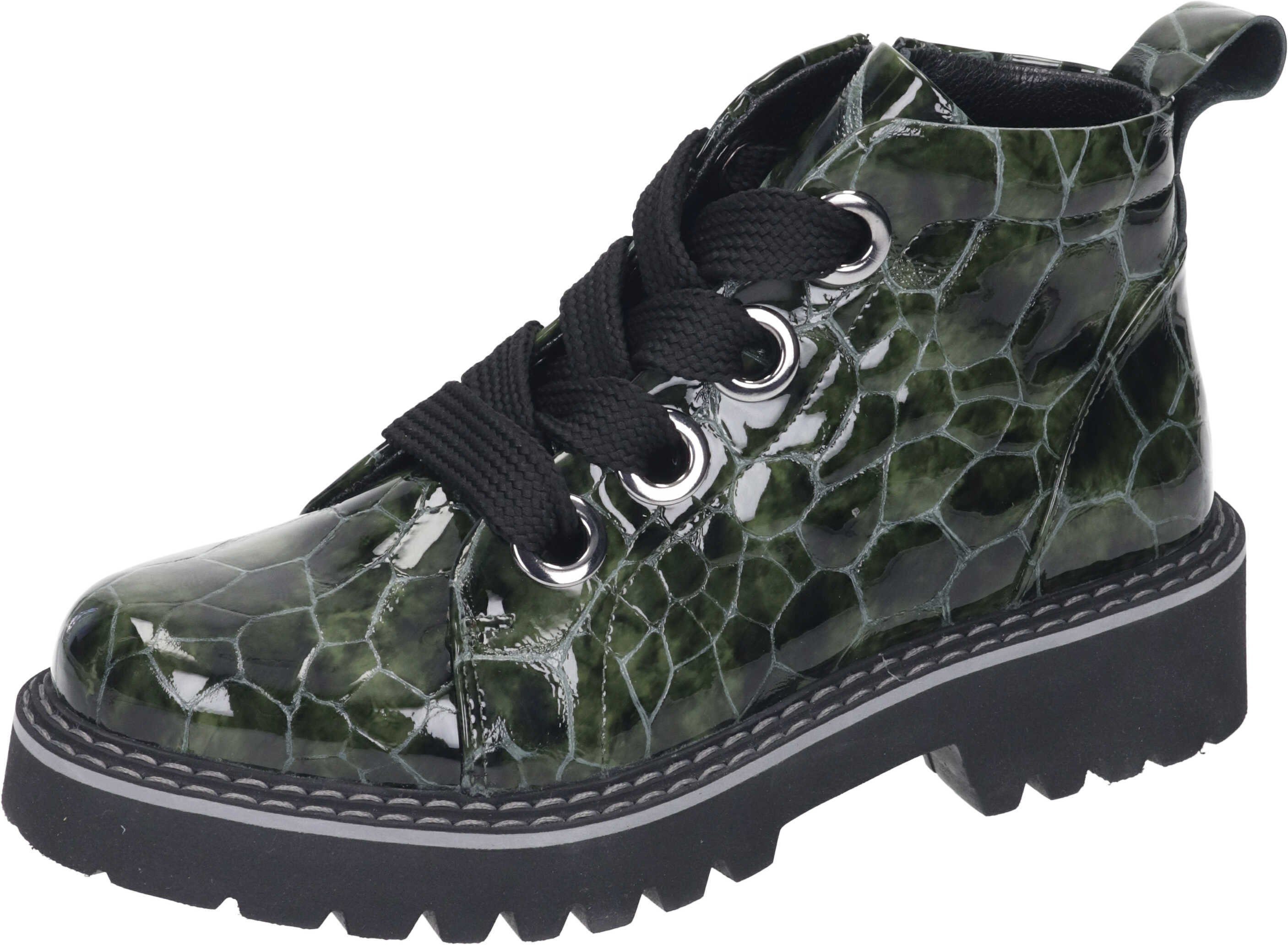 Piazza Stiefeletten Schnürstiefelette aus Lackleder günstig online kaufen