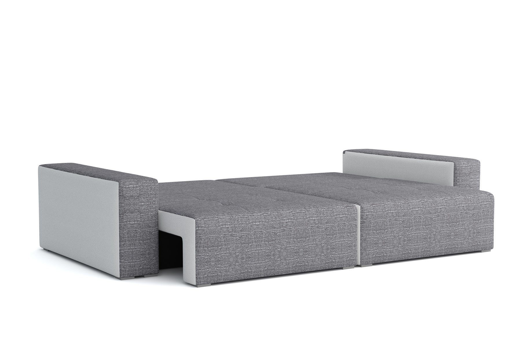 Fun Bettkästen, Sofa mit Schlaffunktion, und Beige-Beige Schlaffunktion Big-Sofa Megasofa Möbel Big Rückenkissen Zierkissen REGGIO Teile, mit 1 und inkl. Couchgarnitur