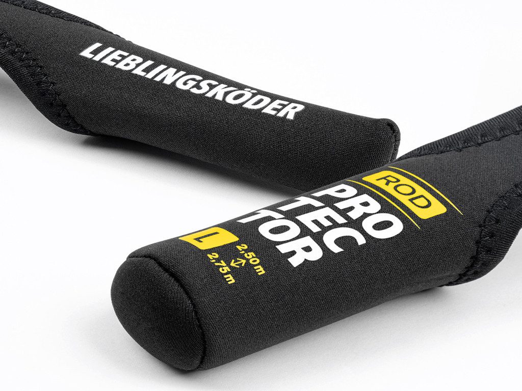 Lieblingsköder Spinnrute LIEBLINGSKÖDER - Rutenschutz - diverse Größen, (Lieblingsköder Rutenschutz), Maximale Flexibilität, Exzellente Verarbeitung