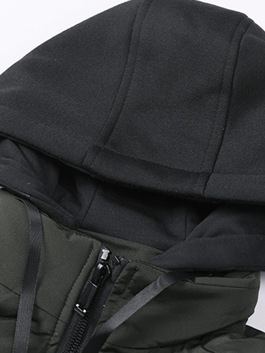 YOUTHUP Steppweste Herren Slim-Fit Winterweste mit Kapuze – Bild 4 von 5