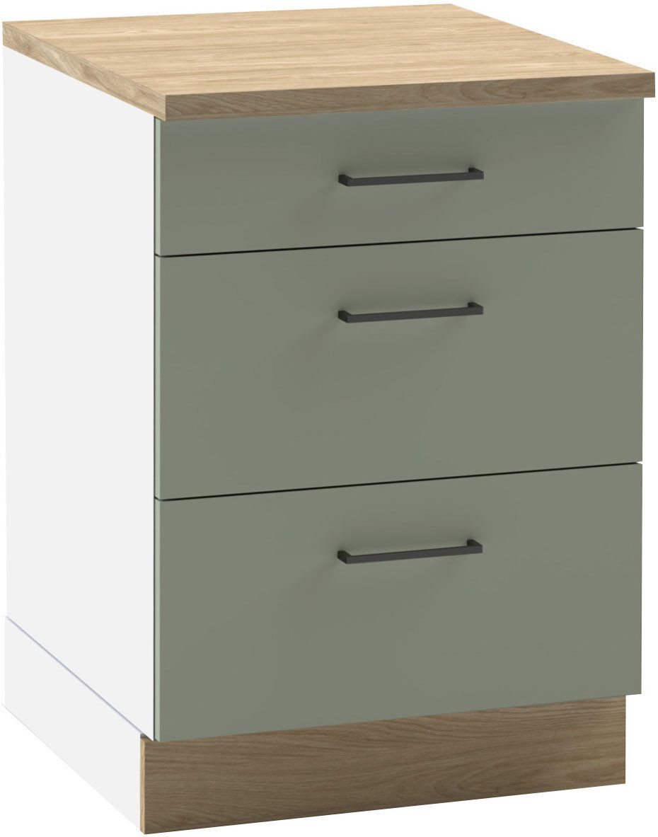 KOCHSTATION Unterschrank KS-Kolari (1-St) Maße (B/T/H): 60,1 x 60 x 88 cm