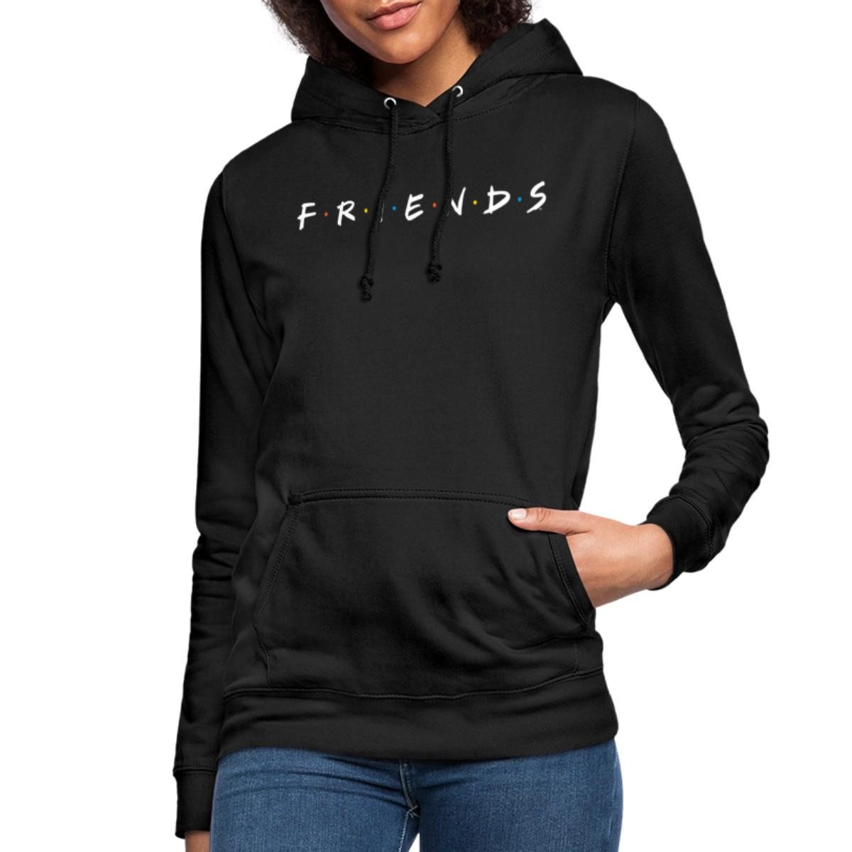 Spreadshirt Hoodie Friends Logo Damen Hoodie (1-tlg) günstig online kaufen
