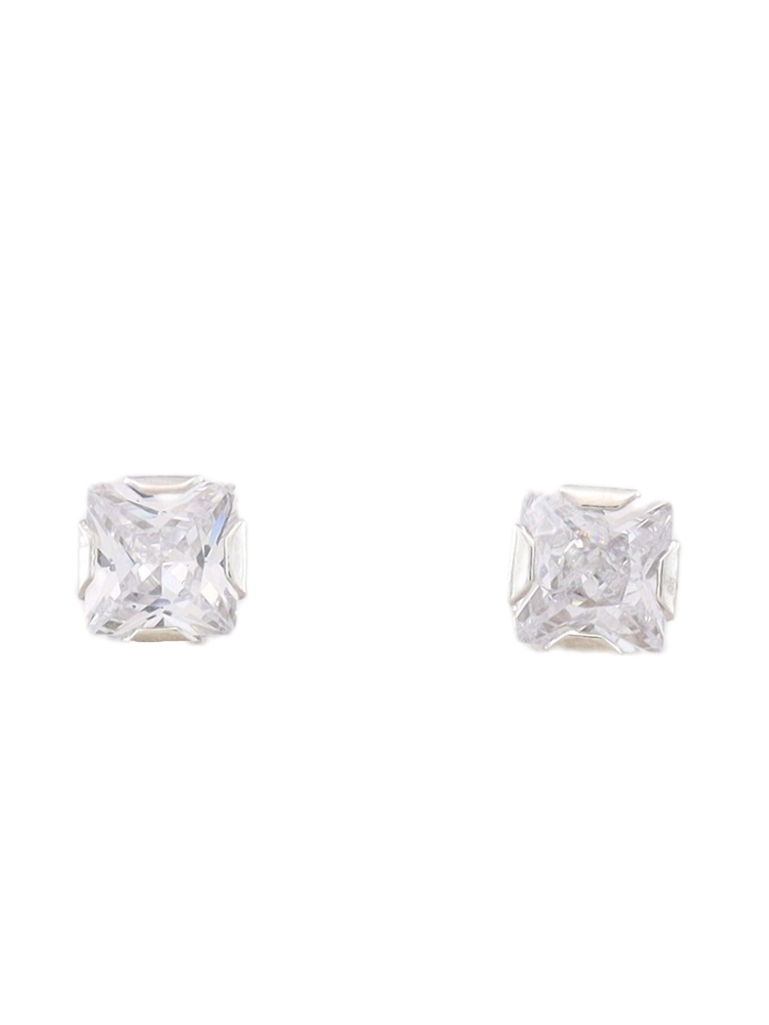 Miamar Paar Ohrstecker 1139905, MIAMAR 1139905 Damen Ohrstecker 14 Karat (585) Weißgold Silber weiß