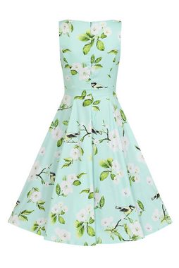 Hearts & Roses London A-Linien-Kleid Andrea Floral Swing Dress Rockabella Vintage Retro