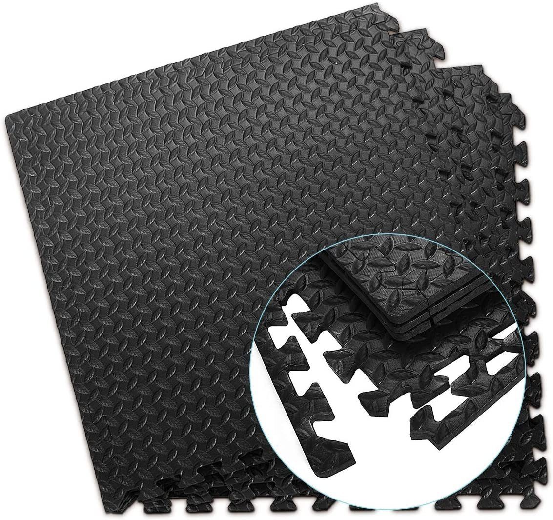 12 Stk.Bodenmatte Schutzmatten Puzzlematte Bodenschutz Matte Spielmatte 60x60 