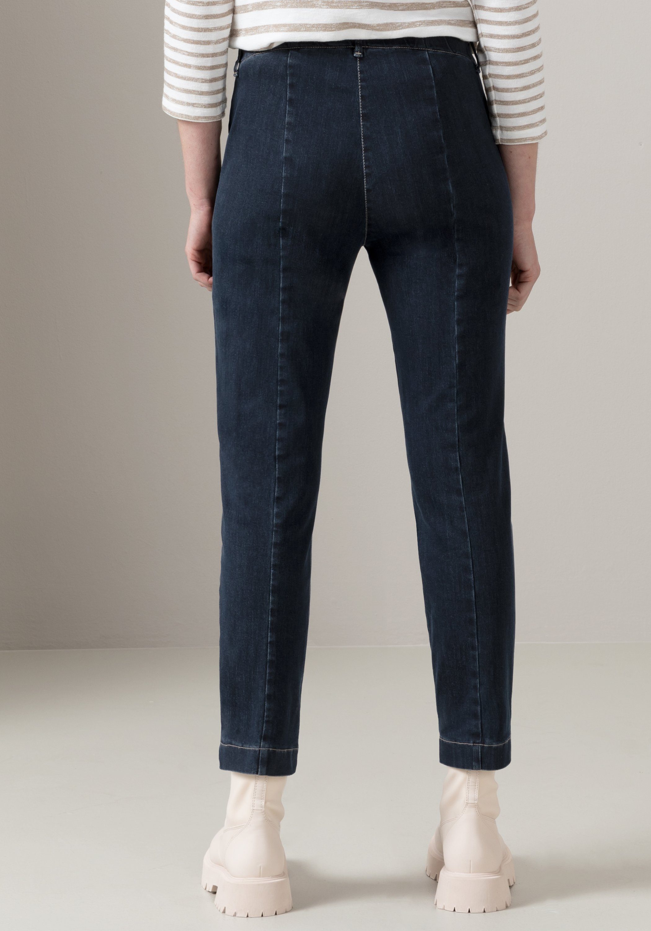 bianca Jeggings DENVER aus super elastischem blue Denim mit Komfort-Bund