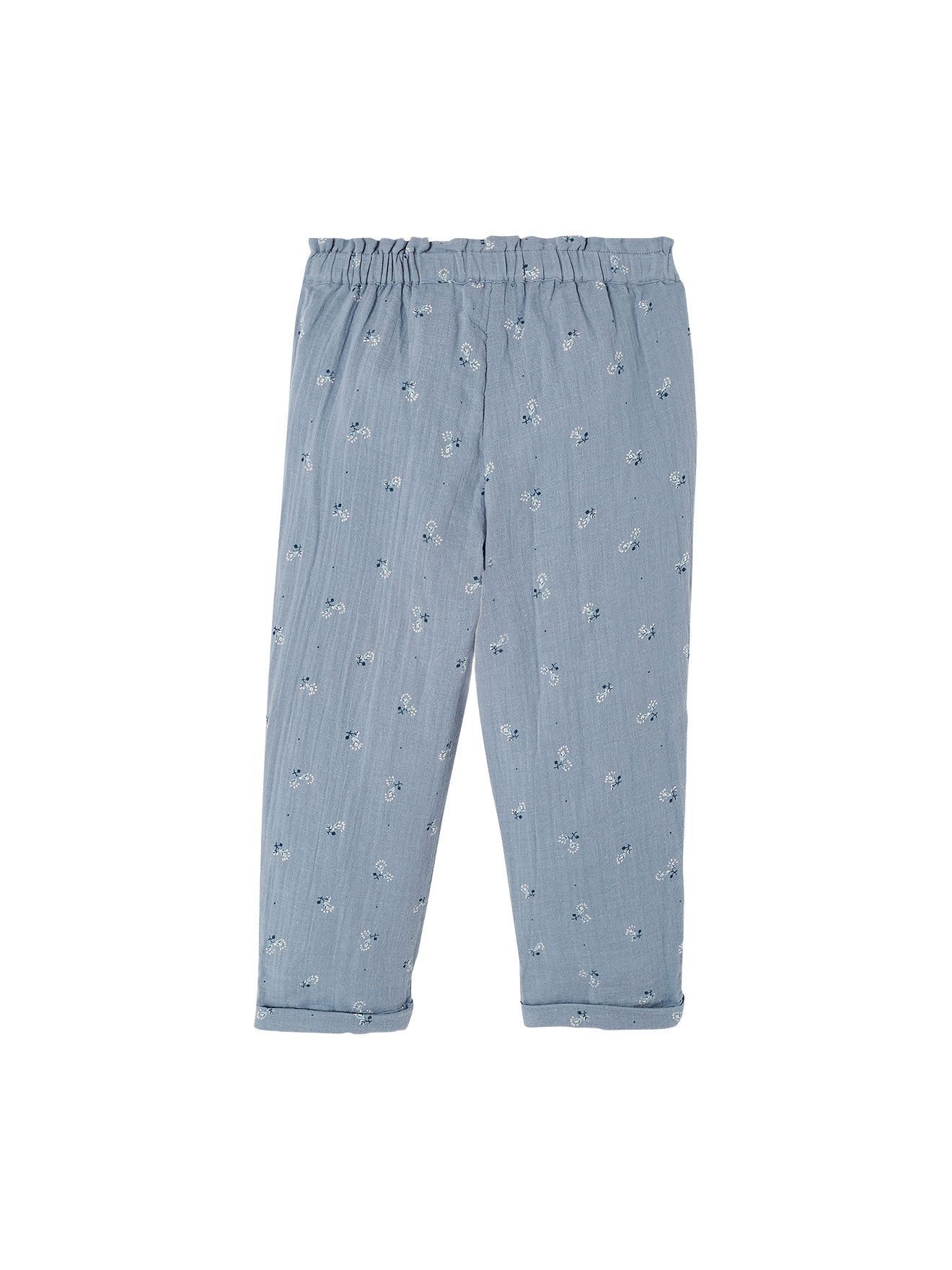vertbaudet 3/4-Hose Mädchen 3/4-Hose, Musselin Blumenprint
