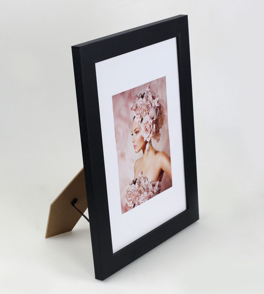 IDEAL TREND Bilderrahmen 3er Pack Holz Bilderrahmen Foto Plexi Rahmen Acryl Collage Wanddeko Po, für 3 Bilder (3 St), MDF Bilderrahmen mit Passepartout und Kuns – Bild 5 von 5
