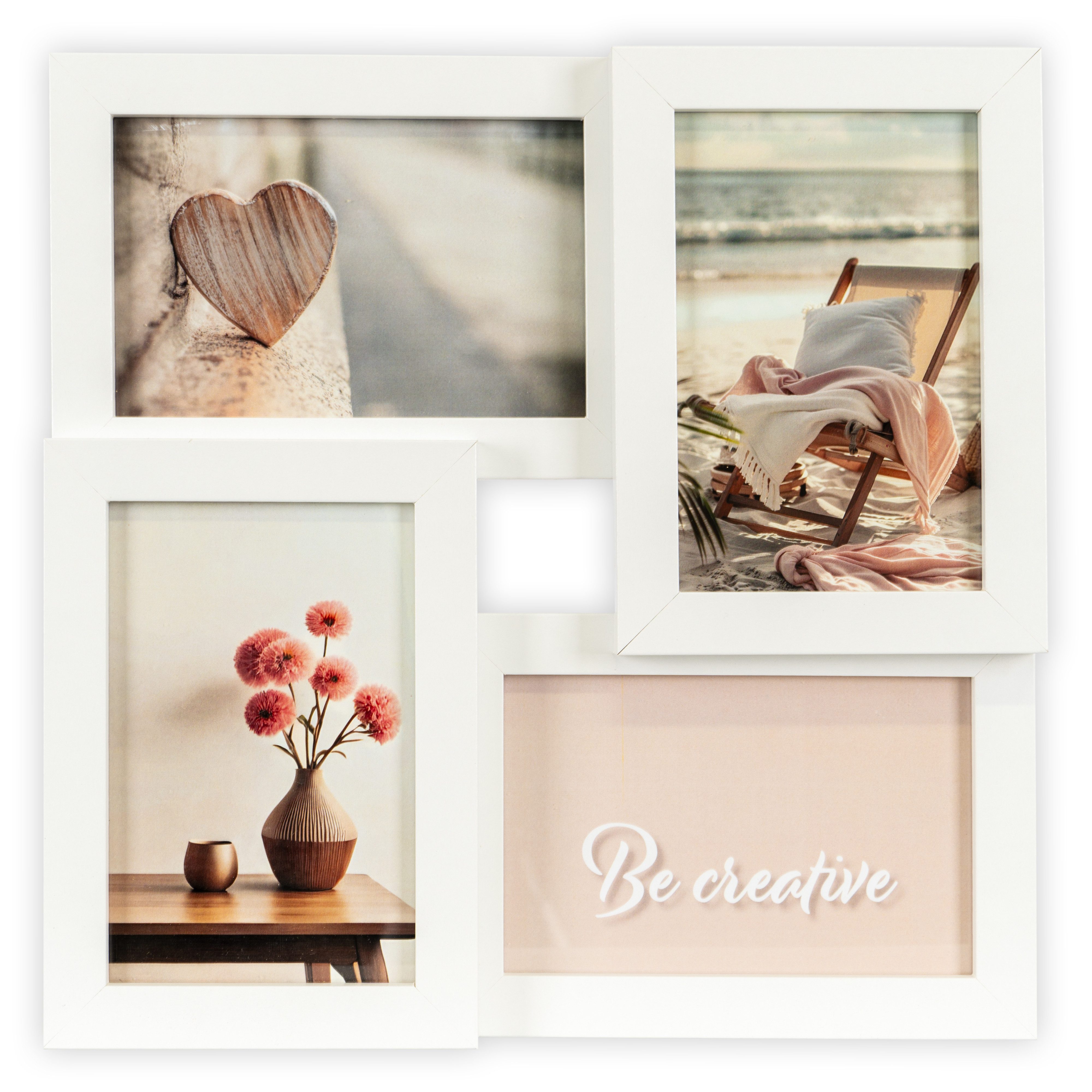 queence Bilderrahmen Collage Rahmen 3D Holz günstig online kaufen