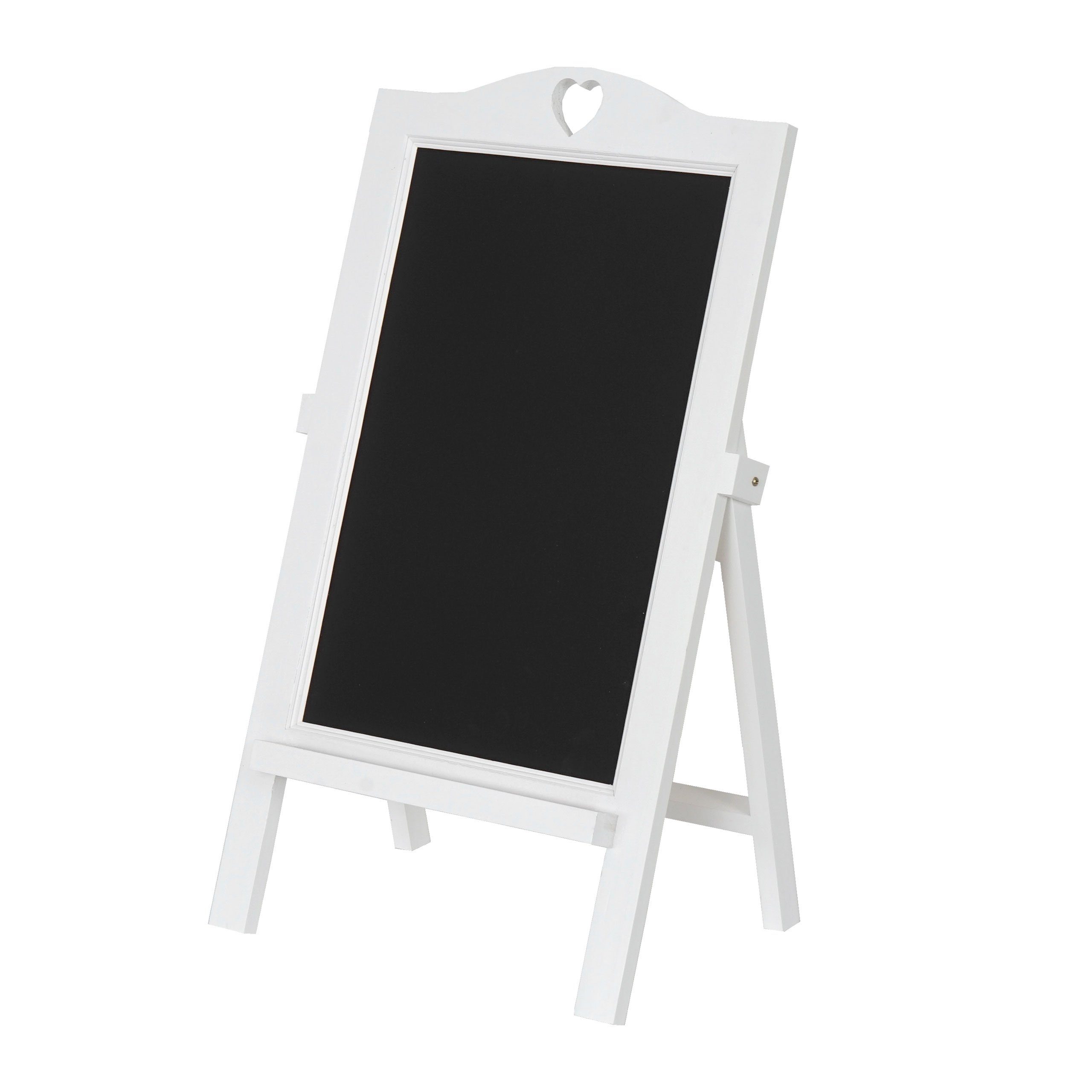 MCW Standtafel MCW-E51-l, Mit dekorativer Herz-Aussparung, Mit Klappfunktion, Hohe Stabilität