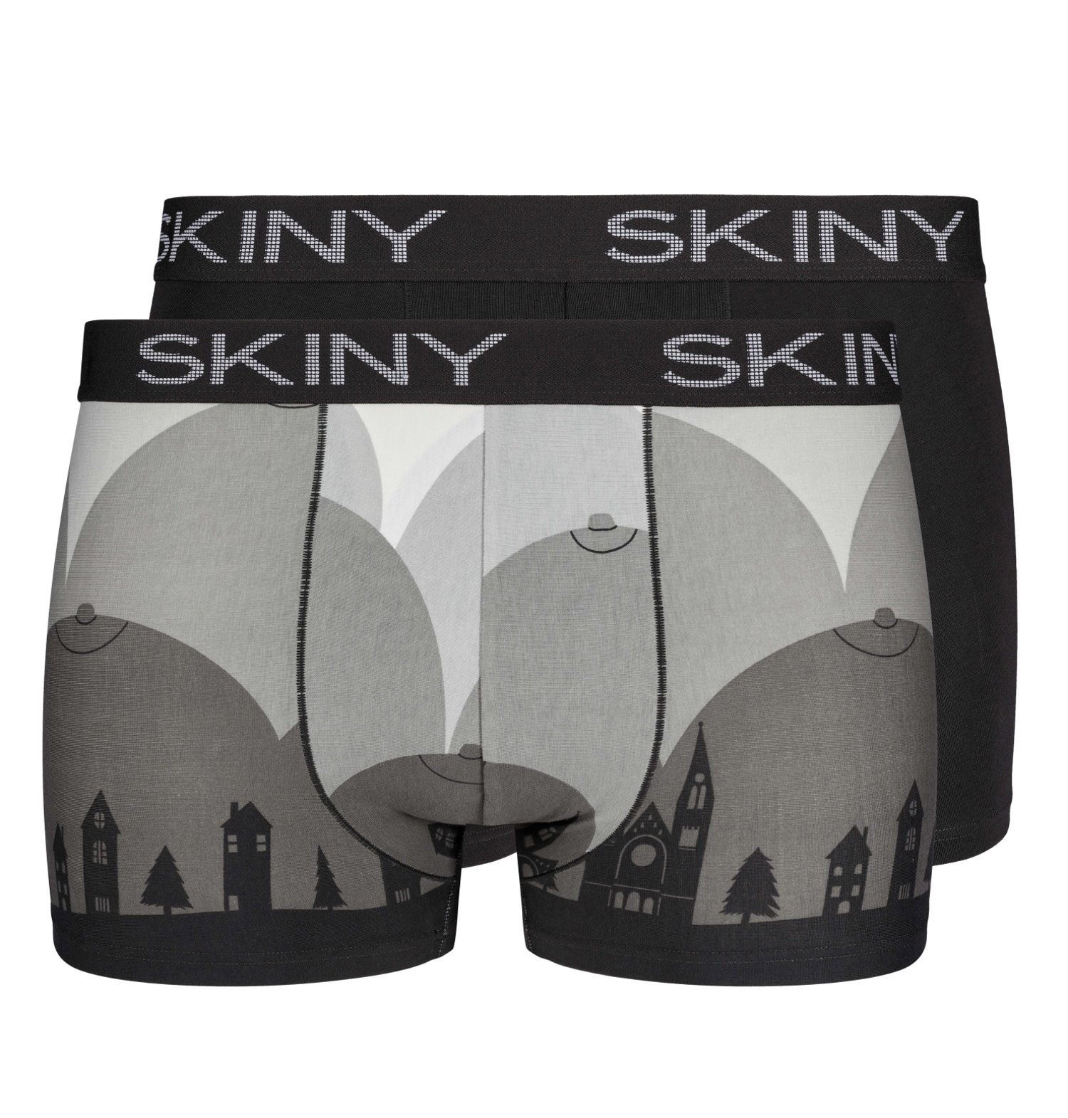 Skiny Retro Pants Doppelpack Herren Boxershorts (2-St) Doppelpack